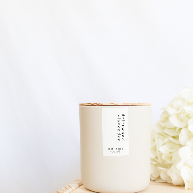 Driftwood + Lavender Soy Candle