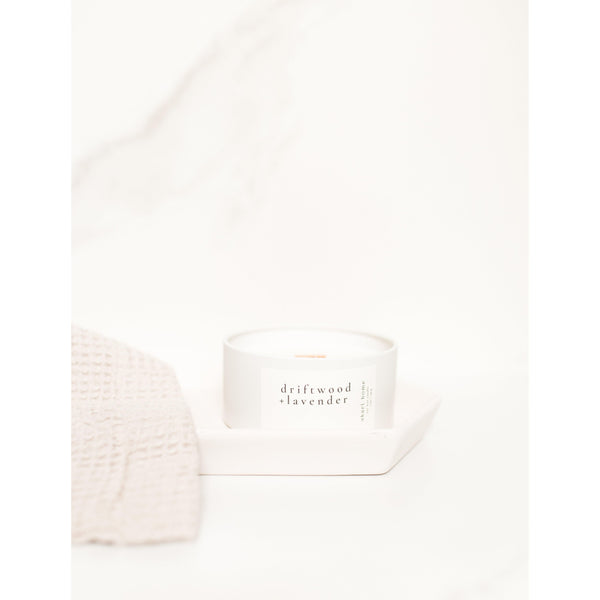 Driftwood + Lavender Soy Candle - Akari Home