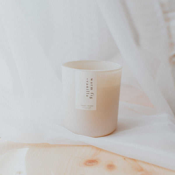 Warm Fig + Vanilla Soy Candle - Akari Home